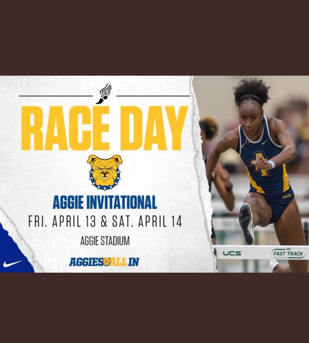 og_alan23's tweet photo. Come check out one of the best track teams in the nation today 🙏🏾💯 #Firsthomemeet #Aggiepride #Slowfeetdonteat https://t.co/PK8mtaSxGh