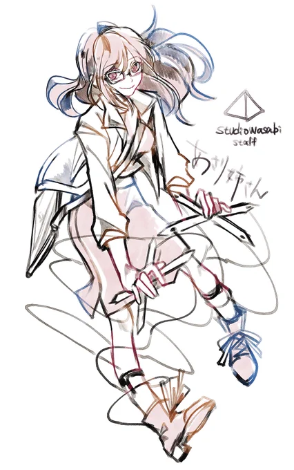 スタジオわさびstaff
あさり姉さんとしゃざーんさん
イメージイラスト?
#スタジオわさび 