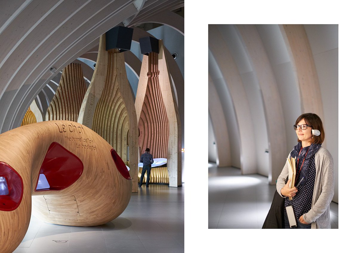 nickguttridge's tweet photo. Cité du Vin, Bordeaux. By @cassonmann @CiteduVinBdx nice example of images with people in for presentations I do in architectural/design practices. #citéduvin #cassonmann #bordeaux #winelovers #architecturalphotography #nickguttridge #interactivedesign #museums #france https://t.co/JHb91KtC6p