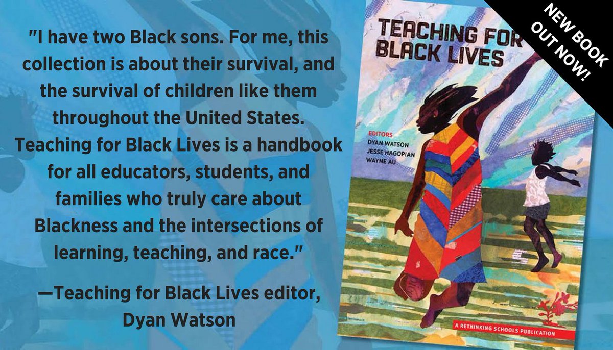 Rethinking Schools (@rethinkschools) on Twitter photo Our newest book, Teaching for Black Lives (edited by Dyan Watson, <a href="/JessedHagopian/">Jesse Hagopian</a>, and Wayne Au), is released today! Get your copy at teachingforblacklives.org! Our newest book, Teaching for Black Lives (edited by Dyan Watson, <a href="/JessedHagopian/">Jesse Hagopian</a>, and Wayne Au), is released today! Get your copy at teachingforblacklives.org!