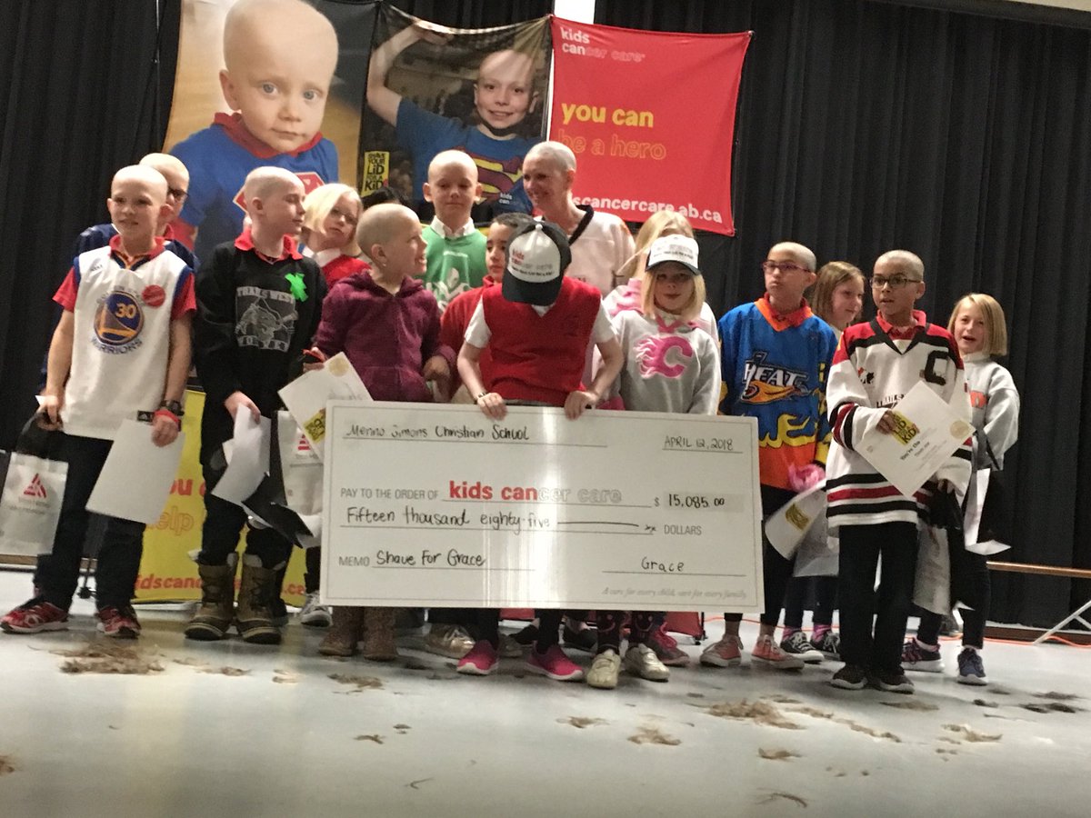 ncouldwell's tweet photo. We raised over $15,000.00 #amazinggracesfight #kidscancercarefoundationofalberta https://t.co/h8kMKGmWK2