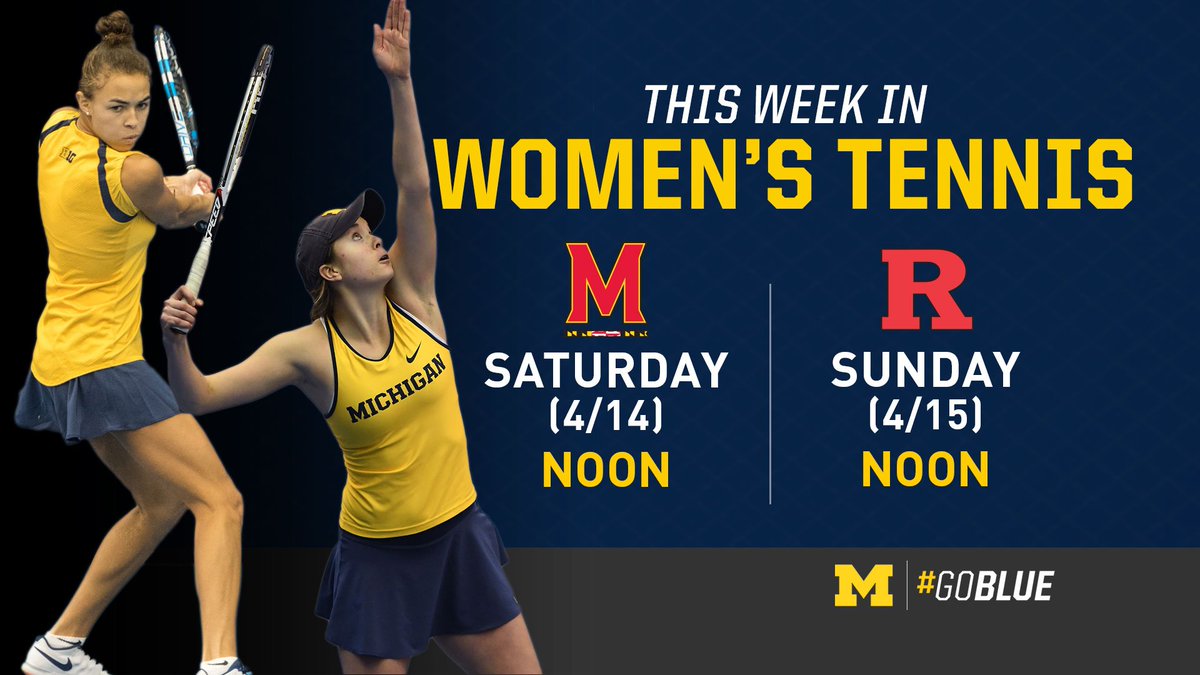 W: Last home weekend! Make your plans and join us both Saturday and Sunday at noon! myumi.ch/JYvGX #goblue