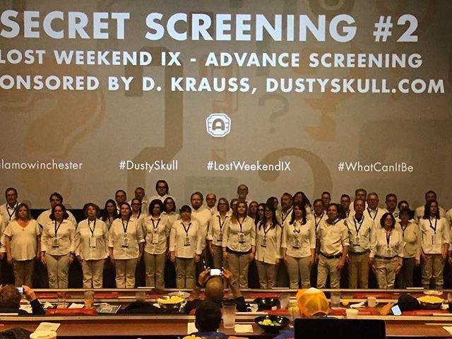 CinemaBandwagon's tweet photo. "Indie horror film THE ENDLESS brilliantly questions uncertainty of memory" and returns to our @alamowinchester this Friday, April 20th!  Join us as we take a trip with some old friends and sing House of the Rising Son, yall!  @dokrauss @AaronMoorhead @JustinHBenson @wellgousa https://t.co/uiR9kK16YR