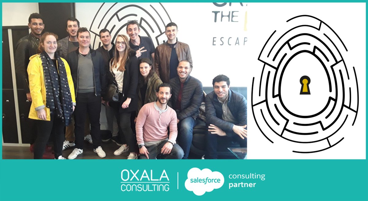 OxalaConsulting's tweet photo. Oxala Consulting a participé à son premier Escape Game ce midi ! Des équipes au top ! @JoinCrackTheEgg #cohesion #Oxalawin #Cloudmafia https://t.co/mOprQ27ST9