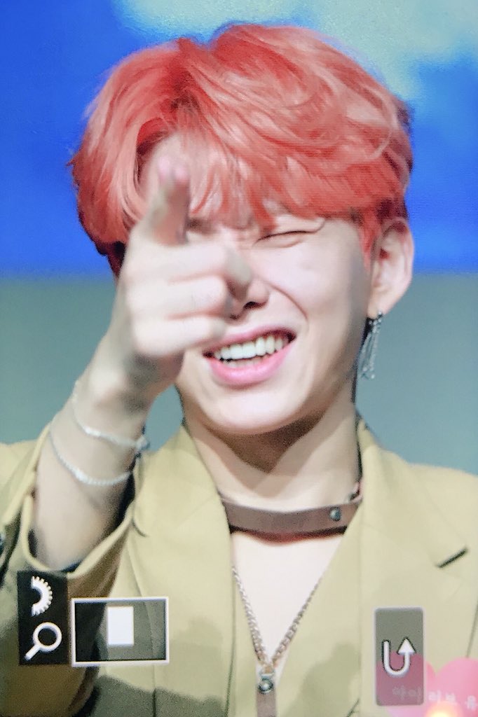 180413 강남 #기현 #몬스타엑스 #JEALOUSY #THECONNECT @OfficialMonstaX Hey cupid has shot my heart 🏹🏹🏹