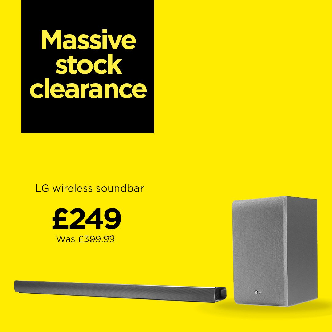 currys clearance soundbar