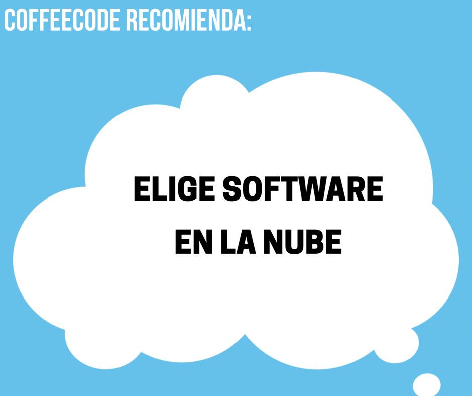coffeecode_cl's tweet image. #BuenViernes a todos ! En Coffeecode recomendamos siempre el uso de software en la nube !