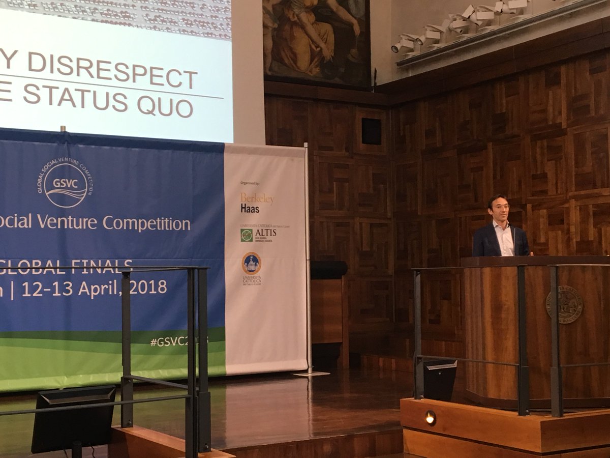 robbramb's tweet image. @Unicatt #GSVC2018 Massimiliano Magrini alle Finali mondiali della Global Social Venture Competition: valori, vision, tecnologia, ritorno sugli investimenti sono gli indicatori di un&apos;efficiente Start up. Ma al centro: il capitale umano.