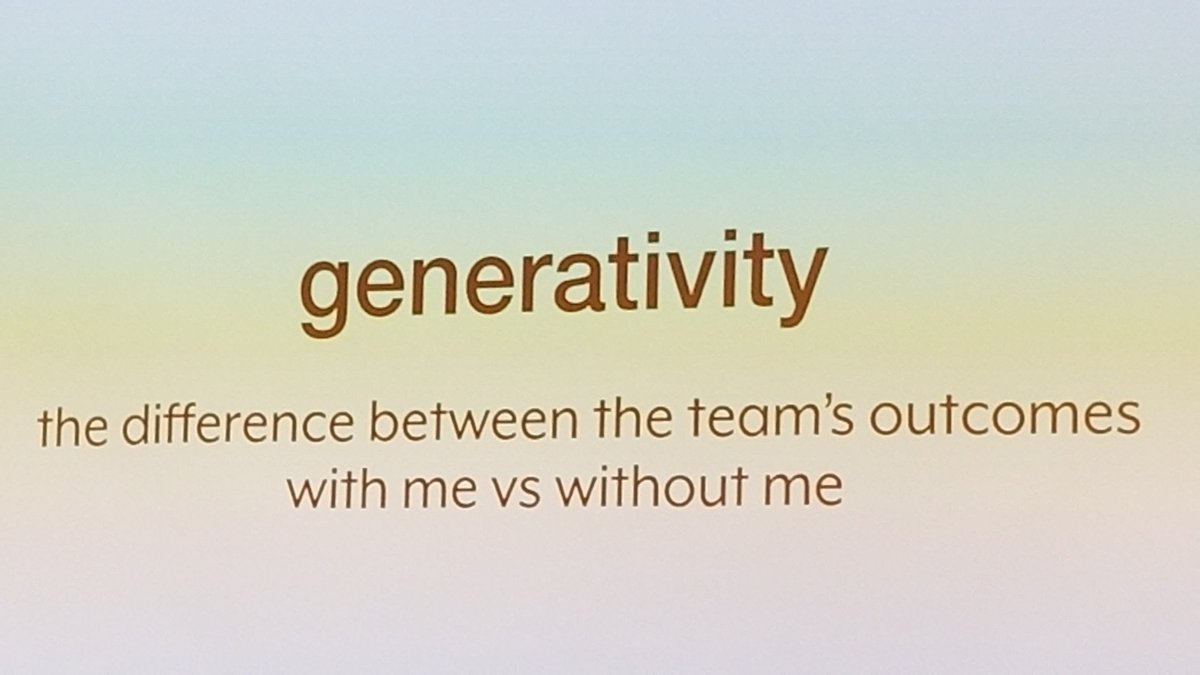 mdclement's tweet image. Generativity over productivity. @jessitron #MobProgramming2018
