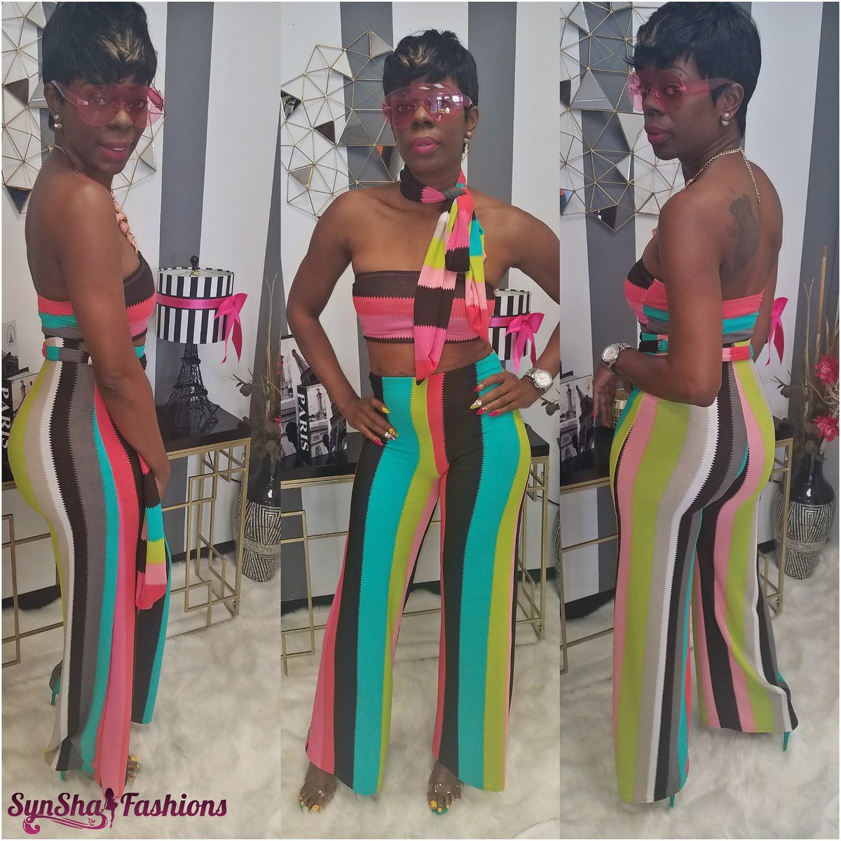 shopsynsha's tweet photo. Babe the sun is always shinning over here. โโ Find "Summer" online https://t.co/jzsaNHwynu or in the studio this week 5808 Normandy Blvd #16. You can wear the sash around the waist, neck or head. The choice is yours ๐๐
#shopsynsha #jacksonvilleboutique #celeblook #shoponline https://t.co/bVAaY55DDa