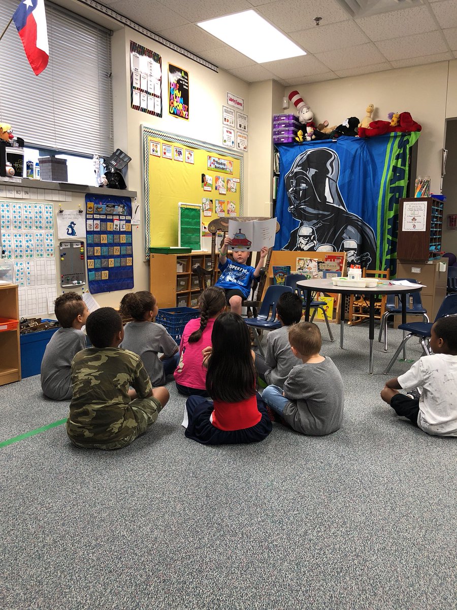 KinderDooley's tweet photo. Today we had a friend from 1st come read to us. We’re excited to know this could be us one day. @dooleyfirst #DooleyLearns https://t.co/HpjgwjaUkI