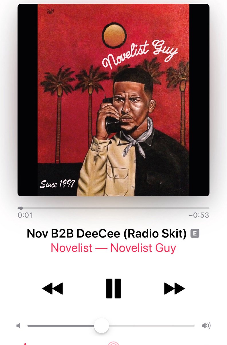 ArtistDeeCee's tweet photo. @Novelist debut album ‘Novelist Guy’ Out Now 
Catch me featuring on track 11 💽👊🏾🙌🏾 https://t.co/we2SyqlDXZ