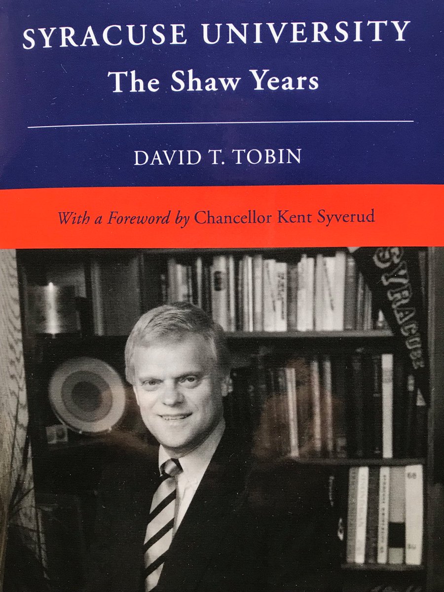 dttobin's tweet image. Several years of work with terrific people at #Syracuse University yielded this book, hot off the press. The Shaws return next week for a celebration of their achievements here. @SyracuseU