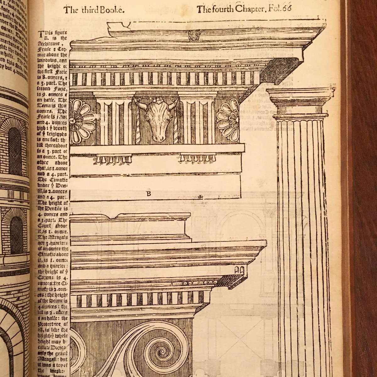ArchLibND's tweet image. The fourth chapter in the third book from our English Serlio, 1611. 
#rarebookfriday #rrbr #archlibND