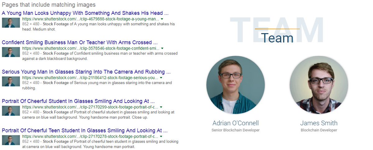 CoinRatingco's tweet photo. CoinRating received a suspicious ICO submission from @tradebullcoin 

Their team do not provide any further credentials and a google image search found their pictures to be stock photos. 

Check out the discussion: https://t.co/fAdQKUPRG5

#FakeICO #ScamICO #CryptoScam #FakeTeam https://t.co/f07t1nTVyO