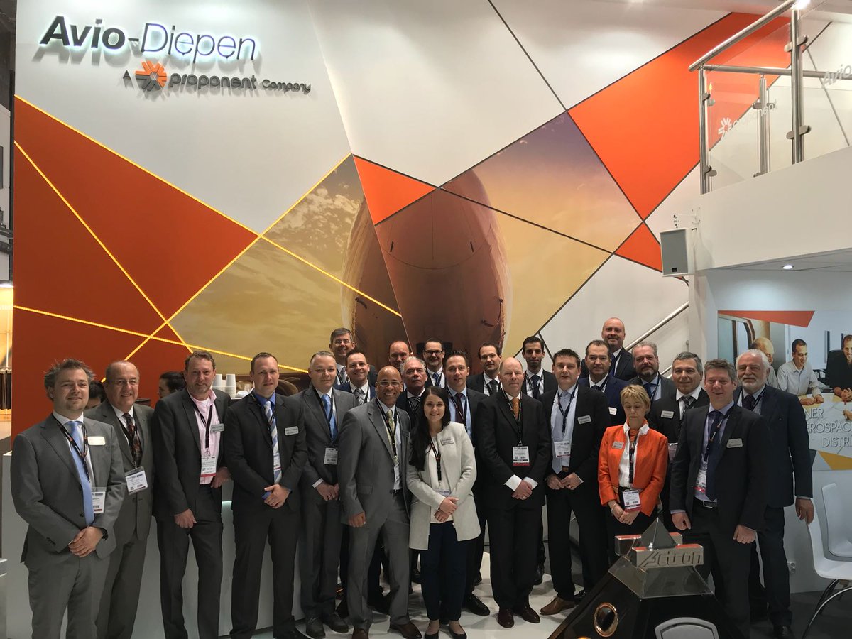 Another great Aircraft Interior Exhibition for the Proponent team! #AIX2018