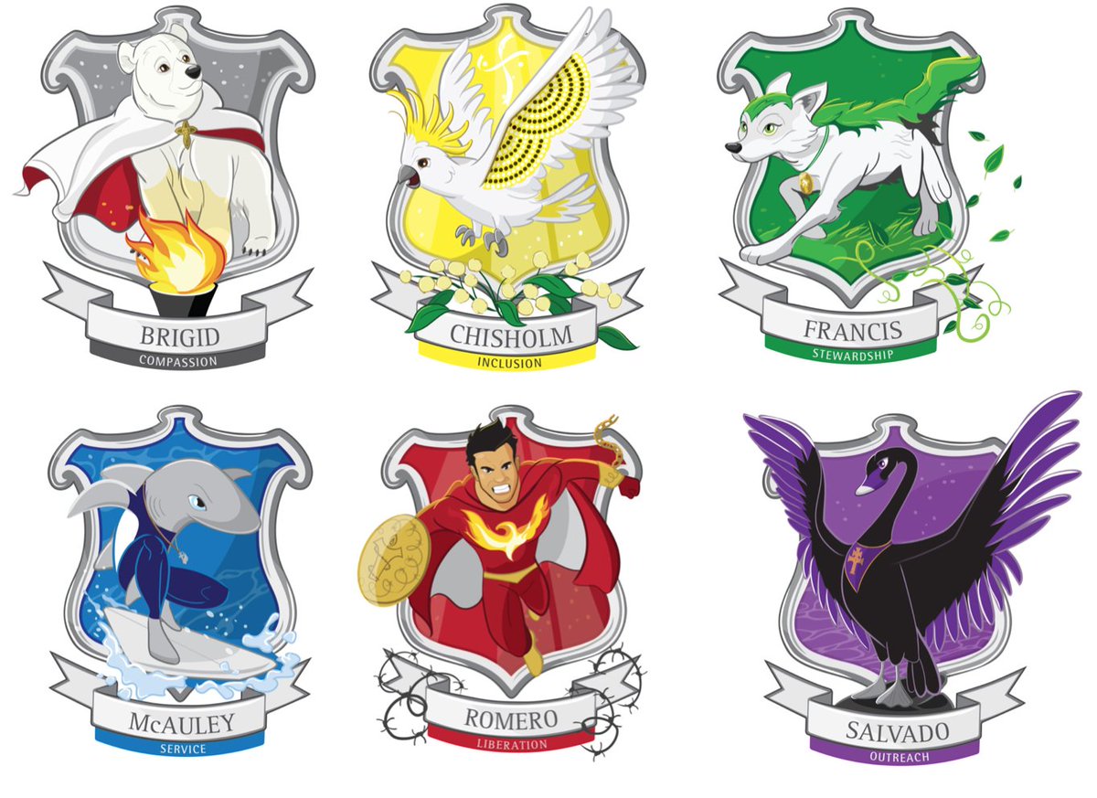 PrendivilleCC's tweet image. Six new enrolments at PCC today - our six house mascots!