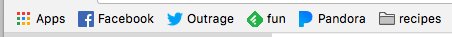 I renamed one of my Chrome toolbar bookmarks to better describe my emotions after clicking it.