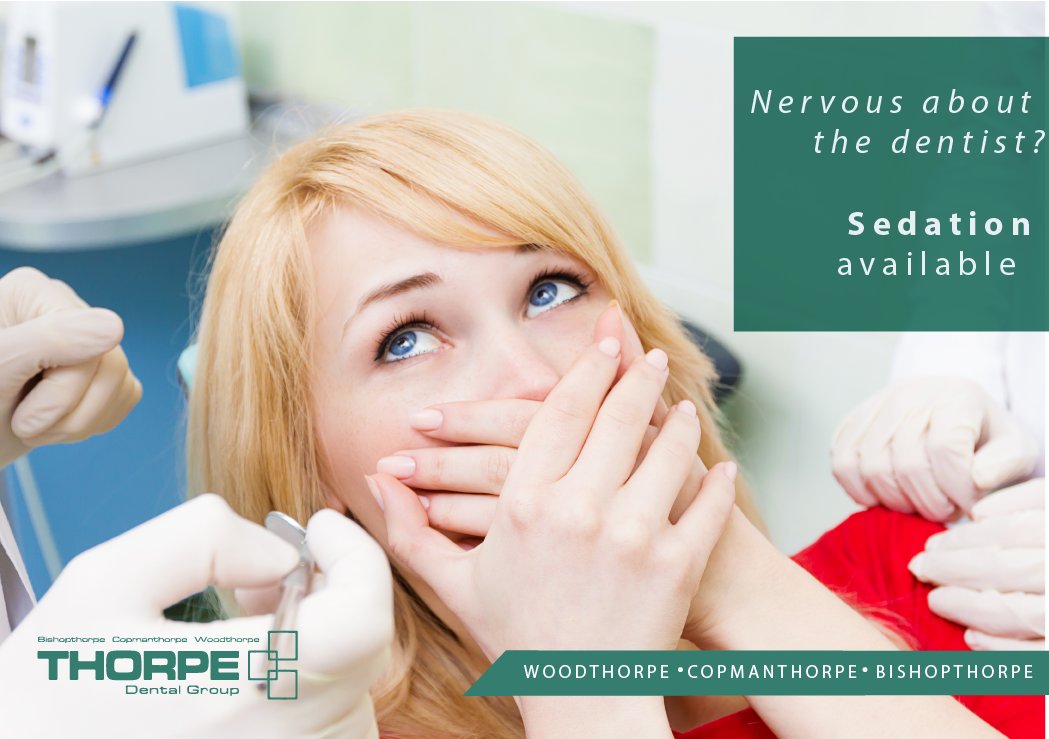 Thorpedental's tweet photo. Nervous about going to the dentist? Sedation available at Thorpe Dental Group, in York Call us today at either our: 🌟Woodthorpe Dental Centre ☎️01904 706795 🌟Bishopthorpe Dental Centre ☎️01904 703427 #sedation #dentist #york #dentalimplants https://t.co/BDxG25nfIx https://t.co/GUuNBTbfY2