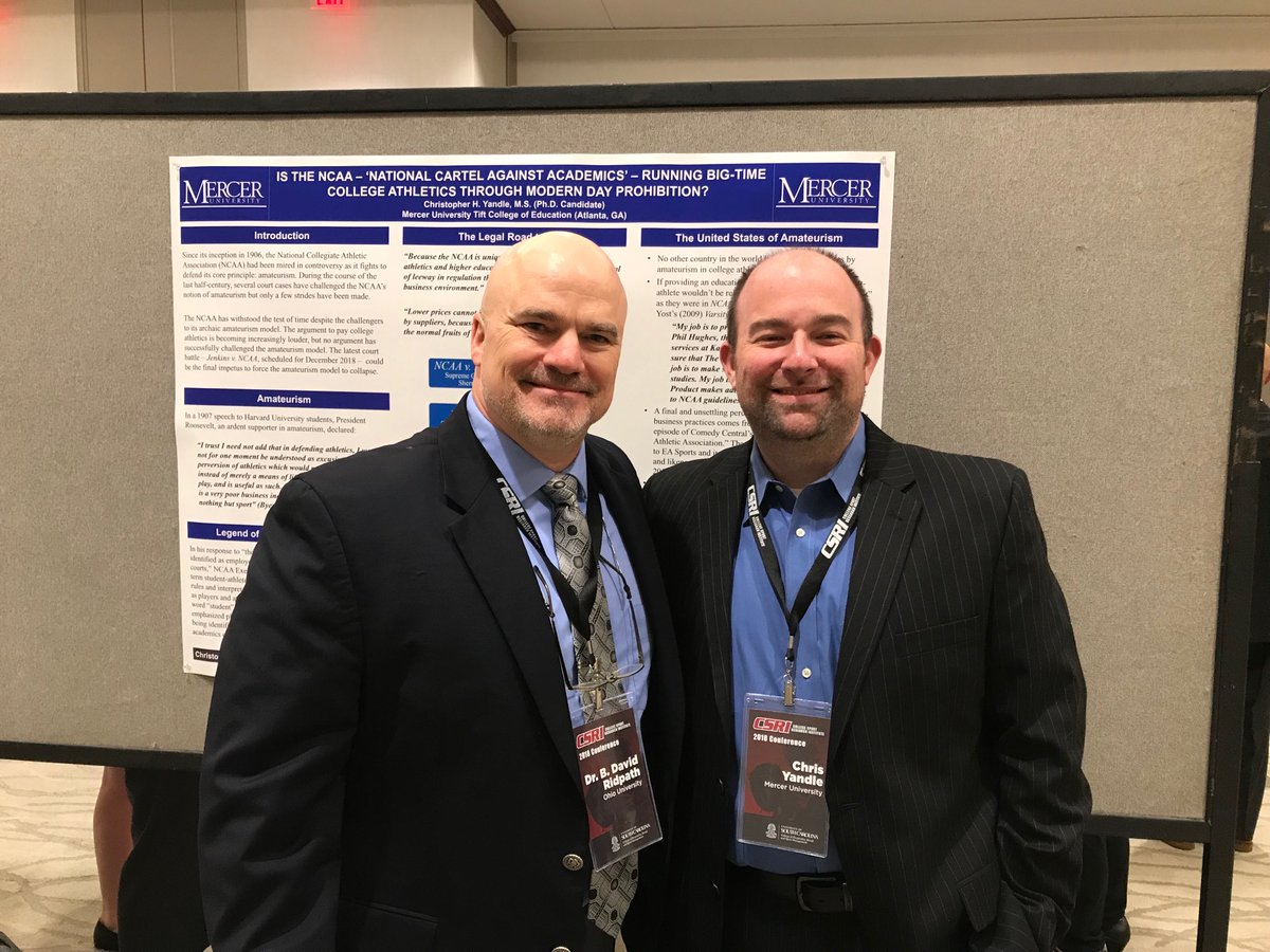 drridpath's tweet photo. Good to see @ChrisYandle at #CSRI2018 @TheDrakeGroup https://t.co/7Ti5QyCsNd