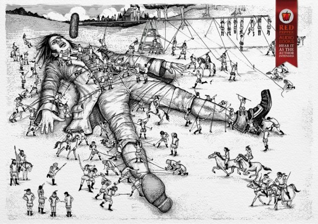 Coloribus's tweet image. #AdMirror: Gulliver’s Travels by @saatchirocks 
bit.ly/2EAltrB