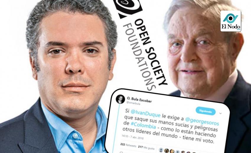 El Nodo on Twitter: "Analista Omar Bula le pregunta a Iván Duque si exigirá  la expulsión de ONG´s de George Soros de Colombia https://t.co/HnmMFmCkqx  https://t.co/Vz6cldqeIz" / Twitter