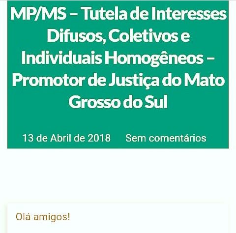 pesquisadabanca's tweet photo. Olá amigos!
Segue o link da pesquisa da banca de TUTELA DE INTERESSES DIFUSOS, COLETIVOS E INDIVIDUAIS HOMOGÊNEOS para o concurso do MP/MS – Promotor de Justiça do Mato Grosso do Sul:
https://t.co/893wtNMA59
Curta e retweete!
Abraços!!
#difusos #interessesdifusos #mpms #mpems https://t.co/klNkGObFVi