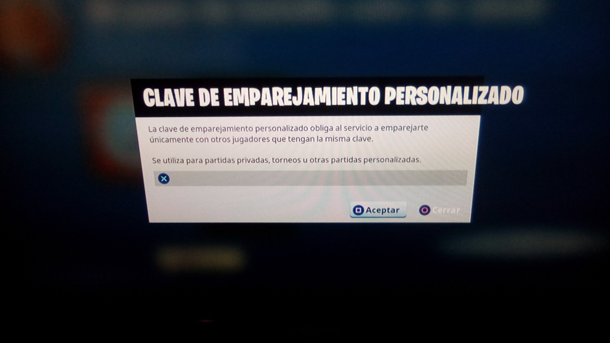 fortnite info on twitter emparejamiento personalizado al igual que en pc no estan disponibles de forma publica si bien cualquiera puede - clave de emparejamiento personalizado fortnite