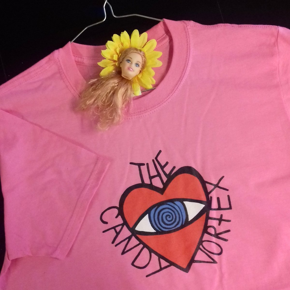 A Candy Vortex tshirt is a great addition to any Spring wardrobe! 🌻 £12 each - DM / email if interested ✌💖🍭 #TheCandyVortex #unisex #apparel