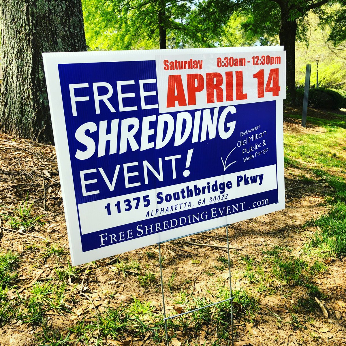 gillmanins's tweet photo. Our 8th Annual #FreeShreddingEvent is TOMORROW!
What’s more satisfying than watching old papers get shredded to bits? Eating donuts while you watch, of course! 🍩 See you there! 8:30am-12:30pm
#alpharetta #johnscreek #problemsolved https://t.co/BbN3zw8lwP