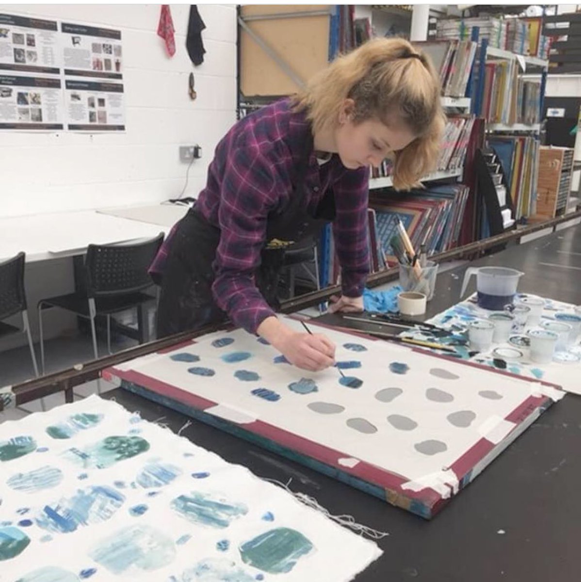 Print room views <a href="/DerbyUniArts/">University of Derby School of Arts</a> #print #screenprinting #printroom  #printstudio #printdesigners #students #derbyuni #derbyuniversity