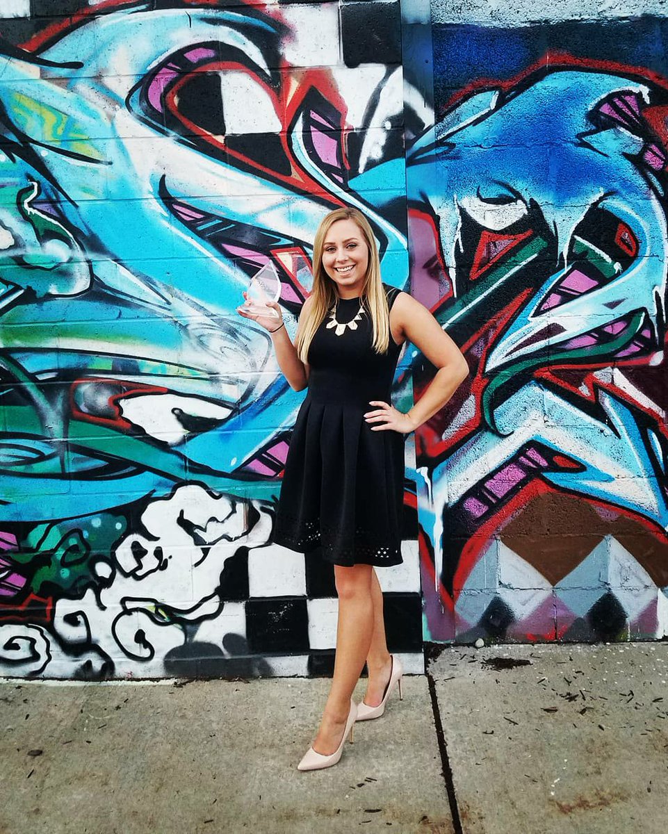 HubbellPR's tweet photo. Huge shoutout to our director, @KatieBylin for being honored as the 2018 Student Practitioner of the Year at the CMPRSA PACE Awards last night! We are lucky to have you and you definitely deserved this award. https://t.co/nZD3tu5EEn
