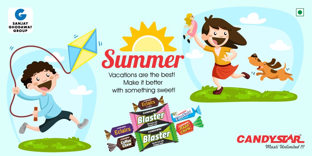 ghodawatconsumr's tweet photo. Remember the days when we couldn't wait for our summer vacations!! Let's keep that spirit alive.. with #Candystar. #SanjayGhodawatGroup
#GhodawatConsumerProducts #SanjayGhodawatUniversity #STARRice #STARRefinedOil #STARNamkeen #STARSalt #STARPackagedDrinkingWater #Frustar https://t.co/xTTnd5HJKD