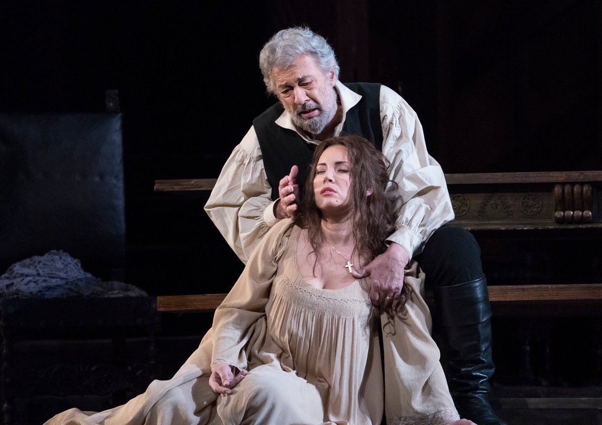 fundacbeethoven's tweet photo. mañana sábado 14 a las 13:30hs, @PlacidoDomingo interpretará nuevamente #LuisaMiller —esta vez en el rol de Miller— en el #MetOpera de Nueva York y lo transmitiremos en vivo y en HD desde el Teatro El Nacional. Localidades en venta en la boletería del teatro, Av. Corrientes 960 https://t.co/WXPipZLgKJ