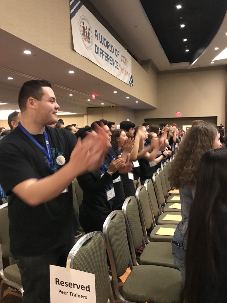 MsBurkeWHS's tweet photo. Having a great morning with the @whsdiversity at @adlyouthcongress ! https://t.co/xKKPzprsXv