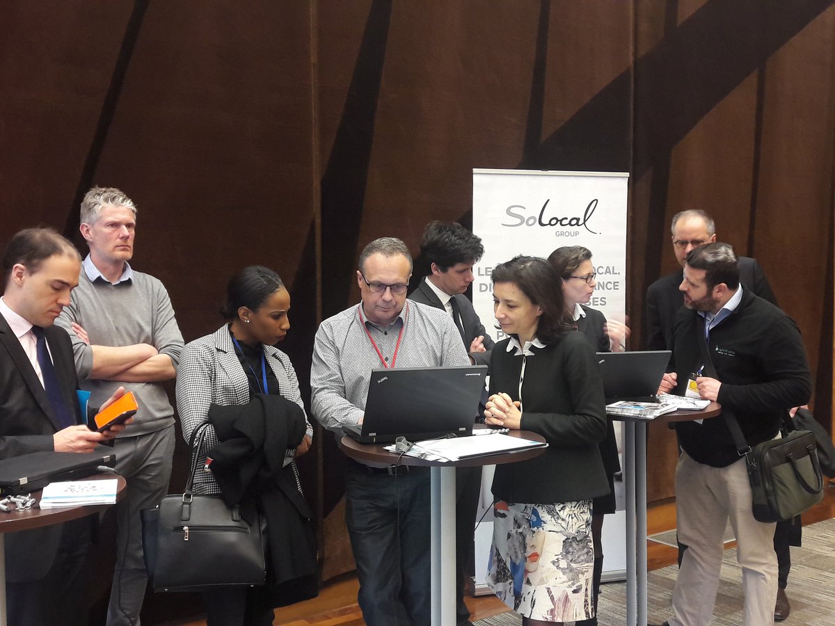 solocal's tweet photo. Belle matinée à @_Bercy_ pour nos équipes qui ont évalué la   #MaturitéNumérique des TPE/PME avec le #DiagnosticFlash, en présence de   @J_Denormandie et @DelphineGeny.

Merci @impactpartenair pour  l'invitation à la #TourneeAchatsImpactants

#TransfoNum  #TransitionNumérique https://t.co/Puz08B8EMT