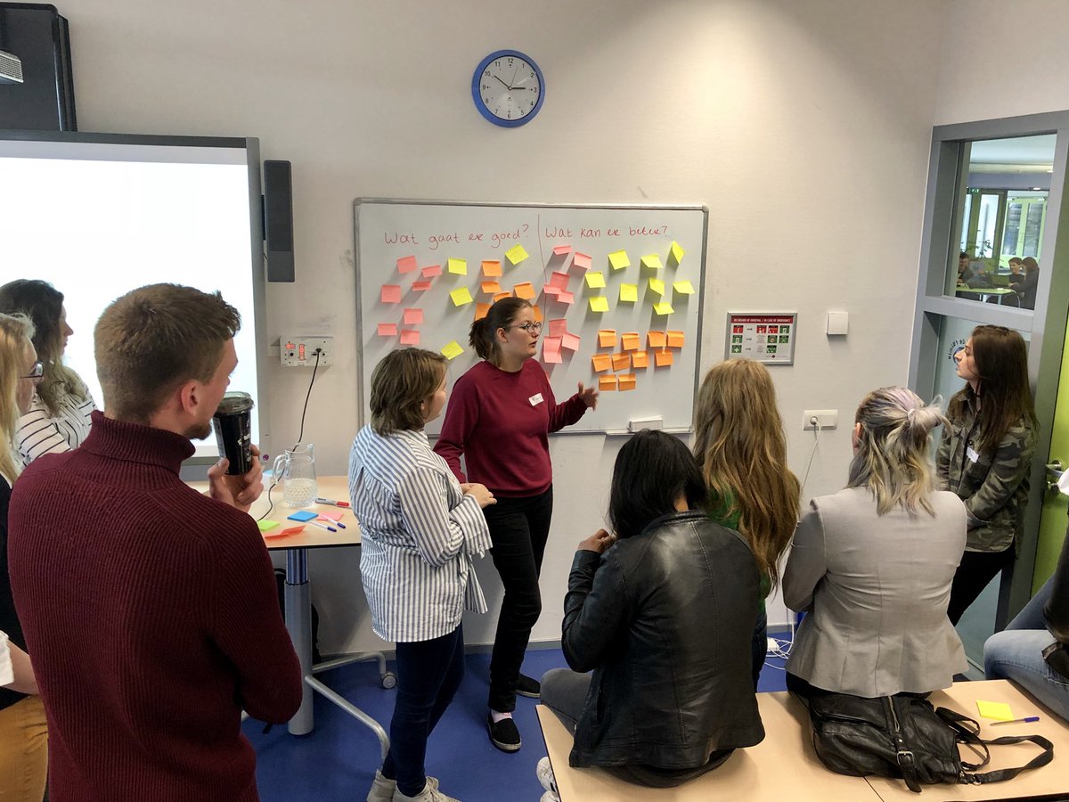 timhendriks's tweet image. Mooi om te horen van studenten wat er goed gaat met  @FollioNL. Nog beter om te horen wat er verbeterd kan. Gaan we mee aan de slag! #toecomstdag @HAN_opleidingCO