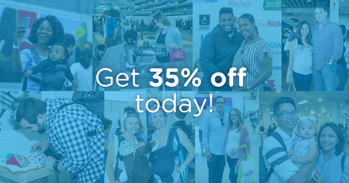 The #NewYorkBabyShow is getting closer, so get 35% off tickets today! We’ll see you at Pier 94 on 5/19 and 5/20. Offer ends 4/23. bit.ly/NYBabyShow35S