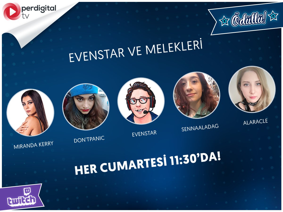 perdigital_'s tweet photo. #Perdigital Bonus hediyeli Evenstar ve Melekleri'nin yayını 14 Nisan Cumartesi 11:30'da https://t.co/QuUSW2lVBX! @DenizEvenstar @kubraacamlibel @sennaaladag @Alaracle #EvenstarveMelekleri https://t.co/piqYNKo1XE