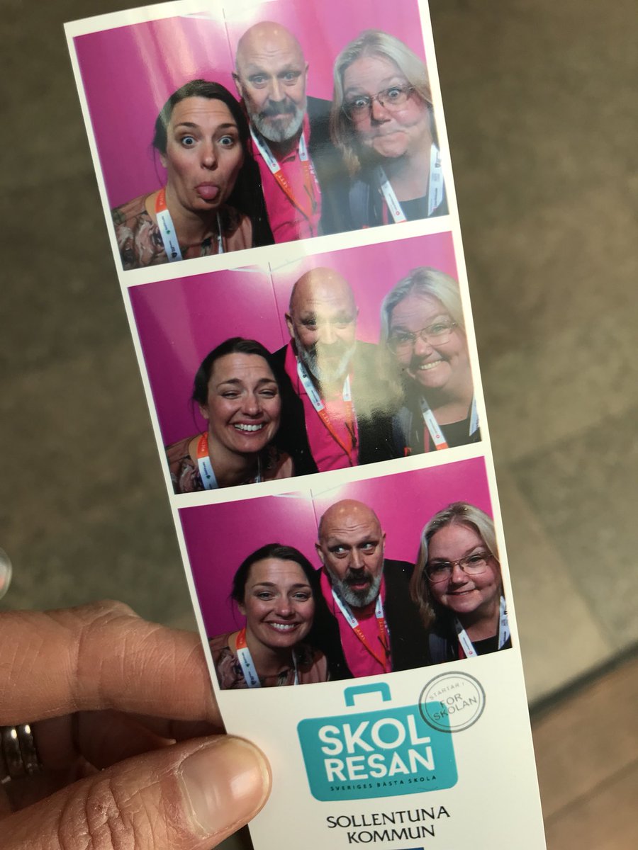 När spänningen släpper efter föreläsning, nu tar @Hejabyn @tineberta och jag helg  #solskol #solsett2018 #sett2018 #häggviksförskolor