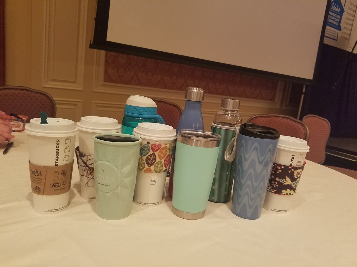 DrSHatfield's tweet photo. Pre-conference beverages #caffeineisnecessary #waterisfabulous https://t.co/SLKKmSIl93