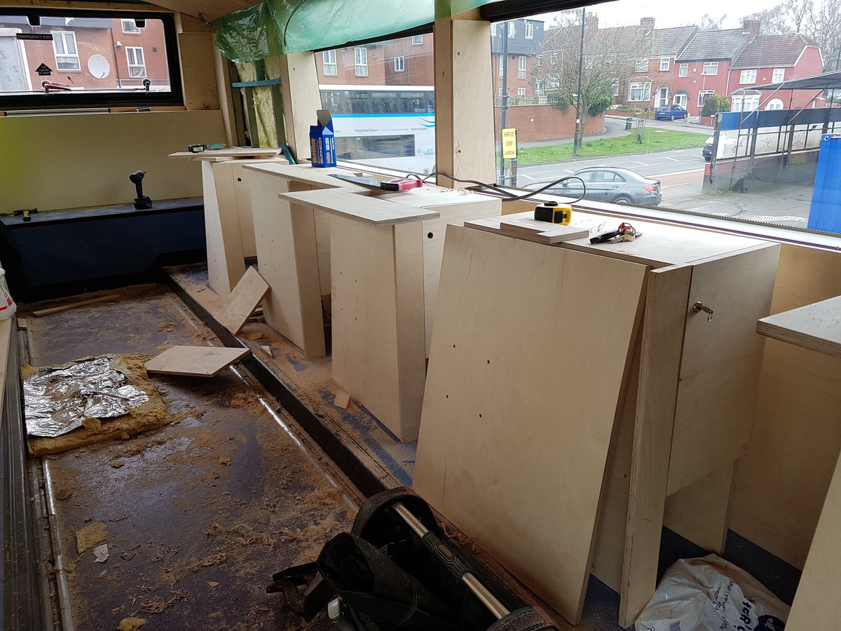 HBHomeless's tweet photo. We are overwhelmed by the incredible hard work @bray_slaughter are putting into our #homeless #bus #conversion . Thank you so much. Very impressed! 

#volunteers #goodpeople #love #bristol #Community https://t.co/o5wZP6QPmz