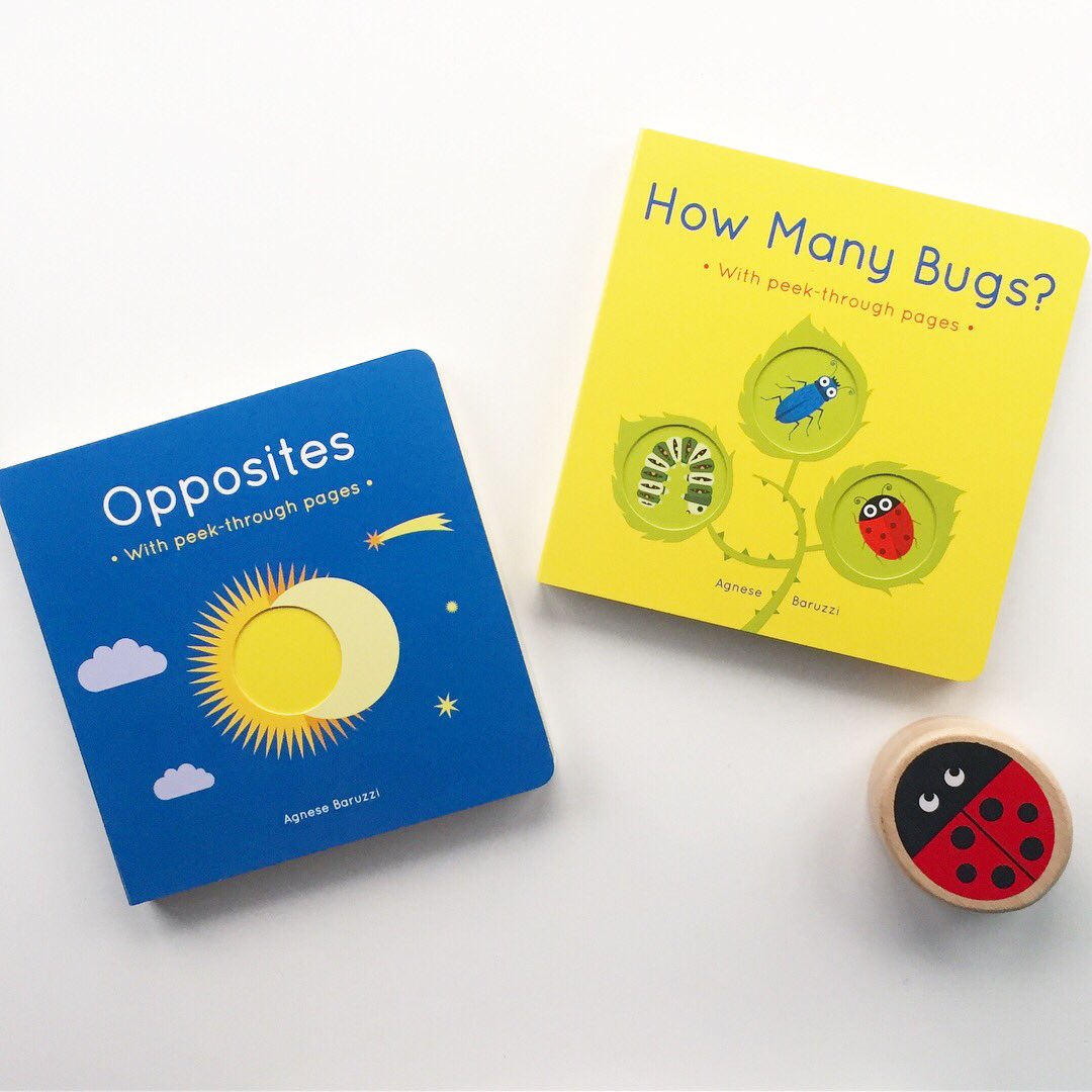 mammafilz's tweet image. These cheery board books are just a bit scrumptious! Each sturdy board book has peek through pages &amp;amp; presents learning in a rather fun way. Both books ooze stunning graphic art work by Agnese Baruzzi. 
Out 3rd May. 

#bookpost #2018picturebooks #boardbooks #booksfortoddlers