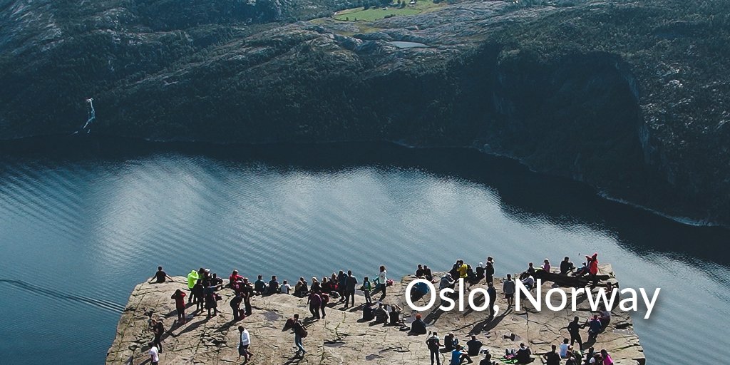 tripediacom's tweet photo. Our next stop is one of the world’s most spectacular viewing points; Pulpit Rock. Go on a hike and enjoy the Norway's wild and beautiful coastal scenery with Tripedia. https://t.co/vbHWRAAZ0T
#pulpitrock #Preikestolen #thingstodoinoslo #norway #oslo #norwaytours #tripediacom https://t.co/9pWuhDUAoD