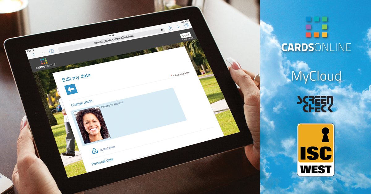 CardsOnline_'s tweet image. Last day for #ISCWest. Visit us at booth 28099! #CardsOnline MyCloud your #onecardsolution with efficient #mobile #enrollment and photo capture: cardsonline-mycloud.com