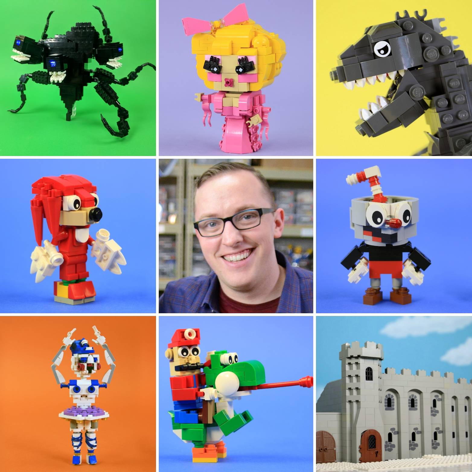 BRICK 101 on X: I make things using #LEGO bricks and then put them on the  internet. It's a pretty fun job. #artvsartist Yoshi by @mrkevinhinkle  Godzilla, Wither Storm, and Knuckles by @