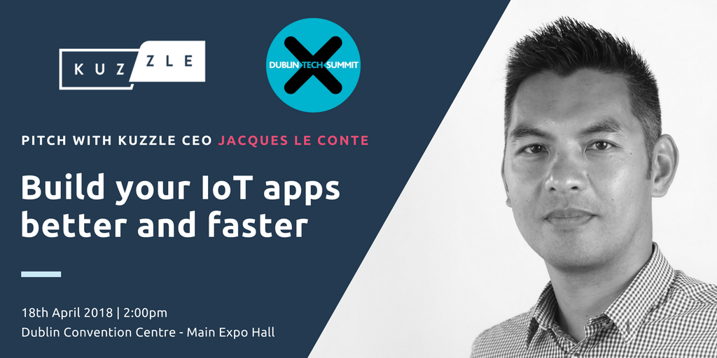 kuzzleio's tweet photo. If you need to build your #IoT #apps better and faster, then don't miss @jacquesleconte's pitch on 18/04 at @DubTechSummit to discover how 🚀 

More info 👉 https://t.co/A9U8D1Xv3E

#DTS18 #tech #CleanTech #AI #IoT #BigData #Cybersecurity #CloudComputing #innovation #automation https://t.co/kXW30REgqZ