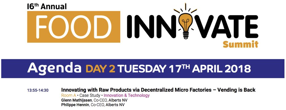 Who else will be there next week at the 16th Annual Food Innovate Summit in Amsterdam?
#FoodWorldSummits #FoodInnovate