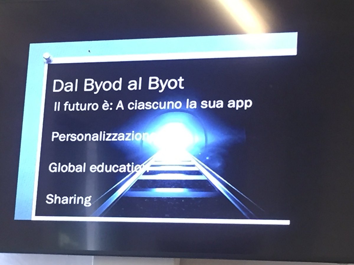 laprofdimate's tweet photo. @_Educa_ @IpraseTrentino #ATuttoByod https://t.co/HqtT6EEtnE