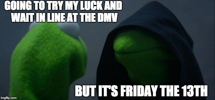 dmvcom's tweet photo. Avoid #FridayThe13th horror stories by staying home and using https://t.co/XFZ5nS5yms 😈 https://t.co/8rgJPuXdpW